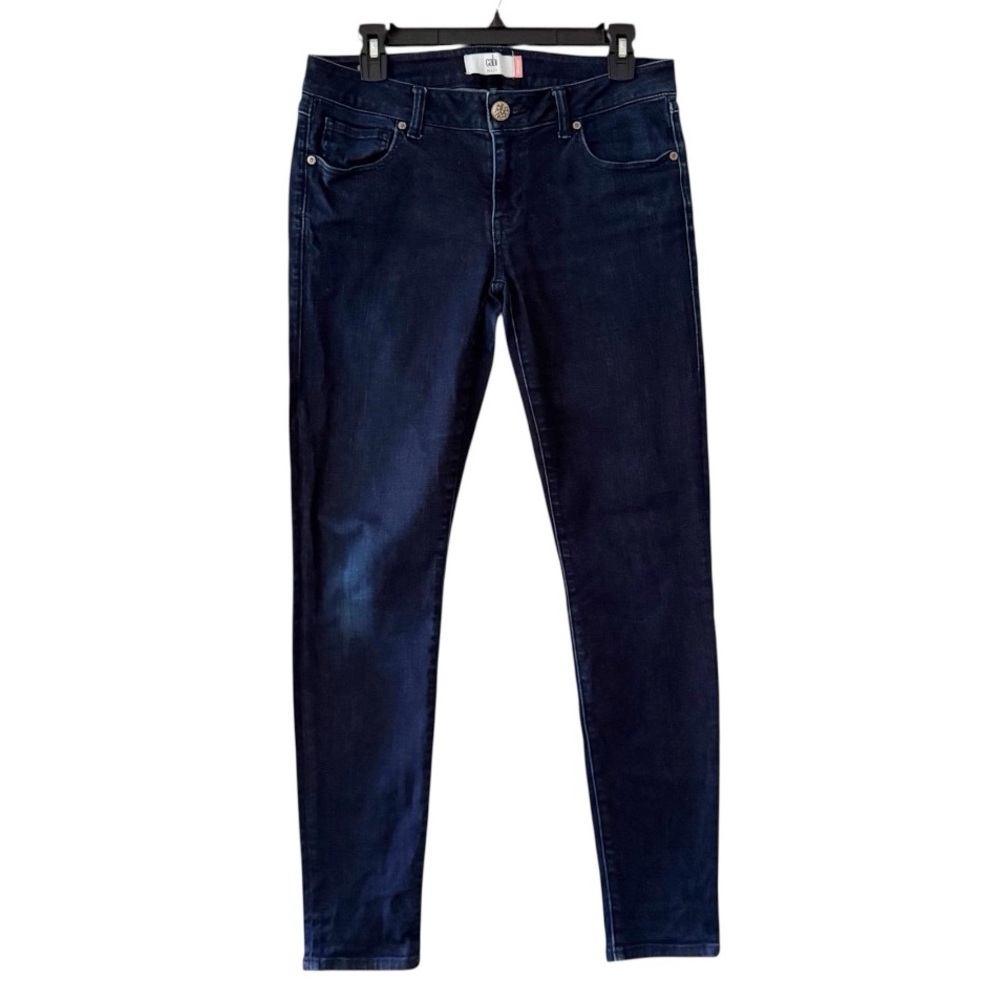 Cabi Womens Knight Skinny Jeans Curvy Dark Wash Stretch Denim #3040 Size 6